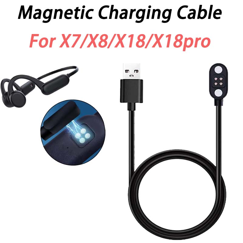 Magnetic Charging Cable - Auricolari a Conduzione Ossea con Cavo