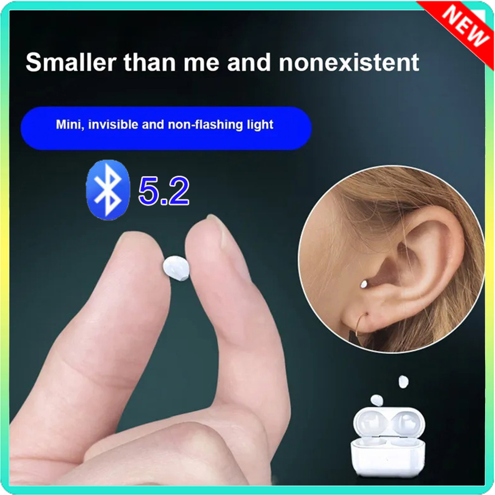 Earbuds Anc Wireless - Auricolari invisibili Mini cuffie V5.2 Auricolari
