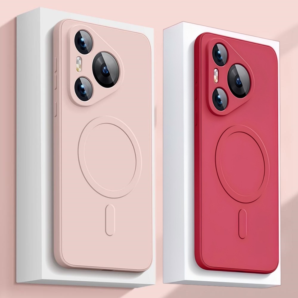 Huawei Mate 60 - Silicone di lusso per Magsafe Cassa