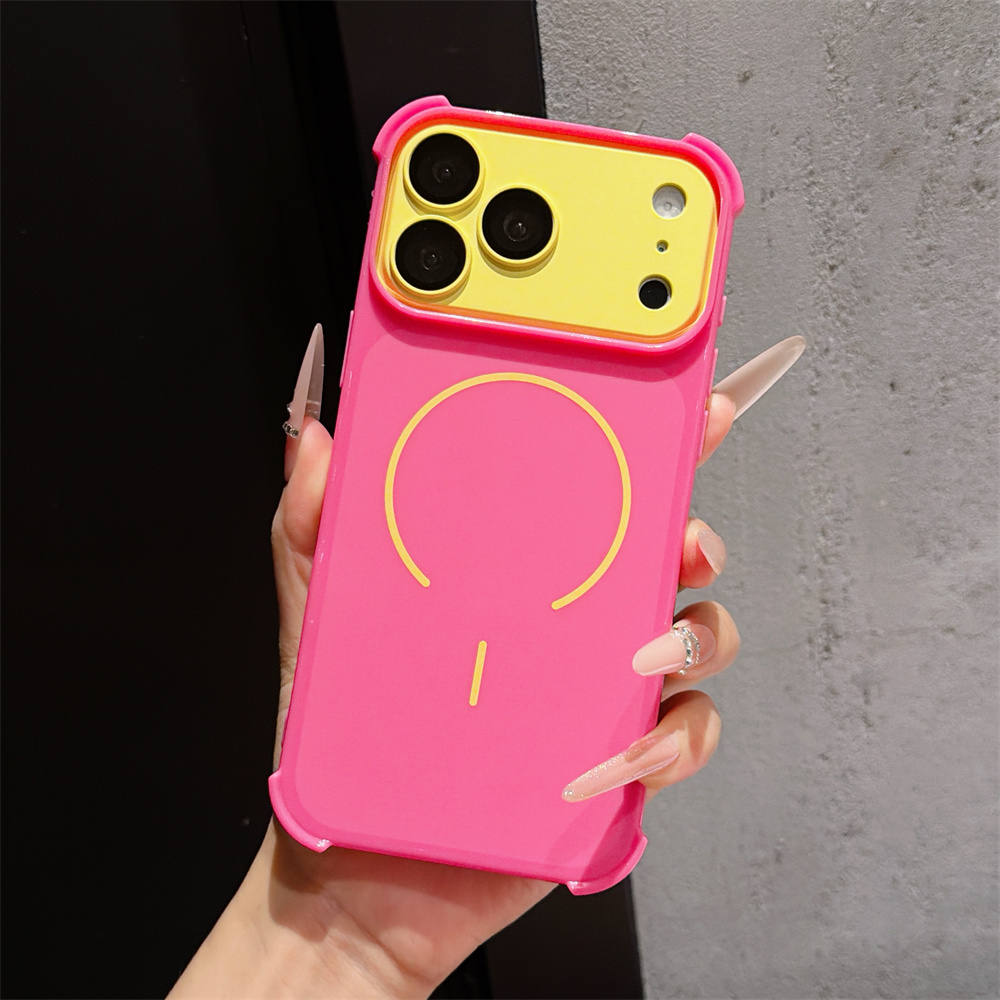 Apple Iphone 15 - Custodia Protettiva a Contrasto Colore per