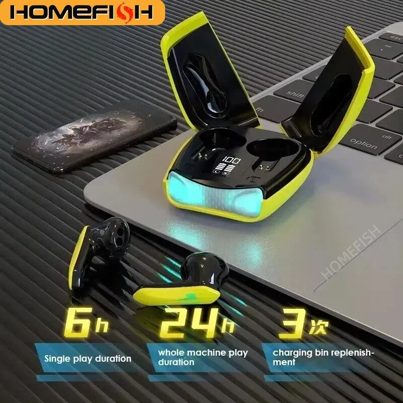 Earbuds Anc Wireless - HOMEFISH Auricolari Wireless BT 5.2 a