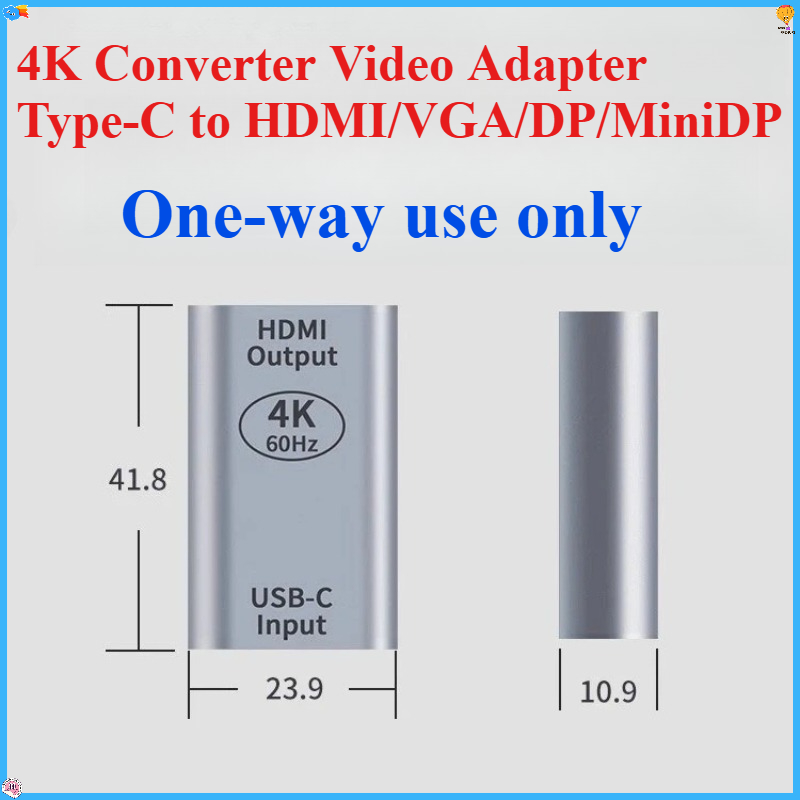 Electronics And Gadgets With C - Adattatore video convertitore 4K da tipo