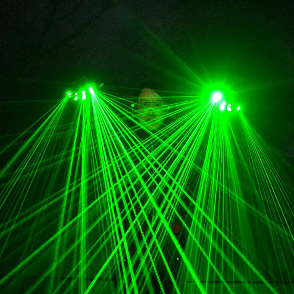 Guanti laser verdi Flash laser - Led Gloves Music recensione e prezzo