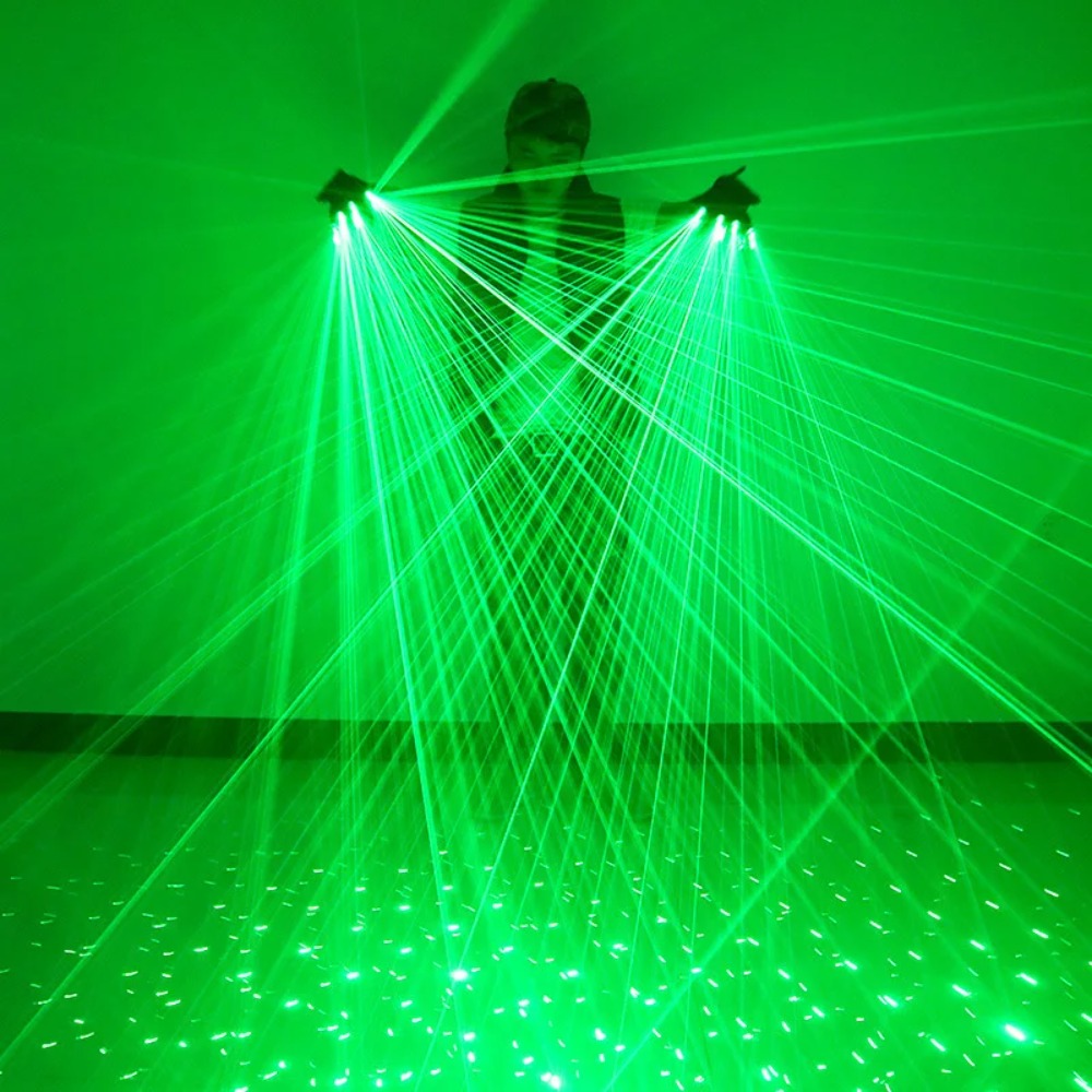 Guanti laser verdi Flash laser - Led Gloves Music recensione e prezzo