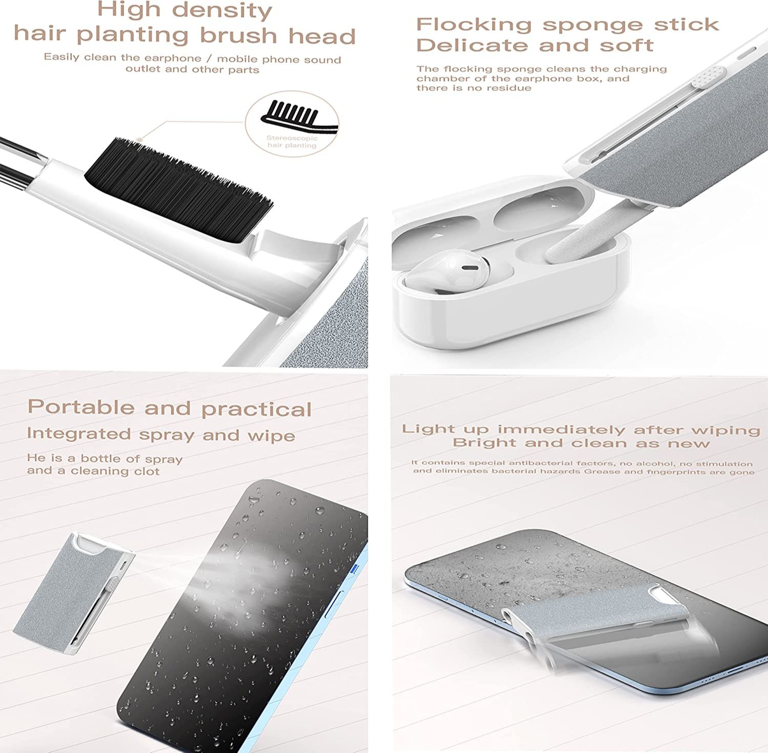 5 in 1 Kit spazzole per la pul - Portable Wifi Hotspot recensione e prezzo