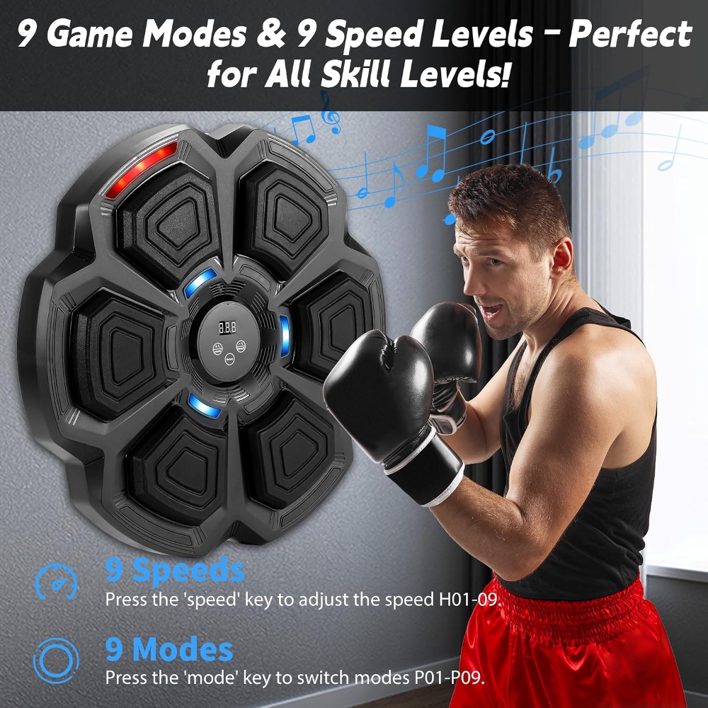 Macchina da Boxe Musicale Inte - Led Gloves Music recensione e prezzo